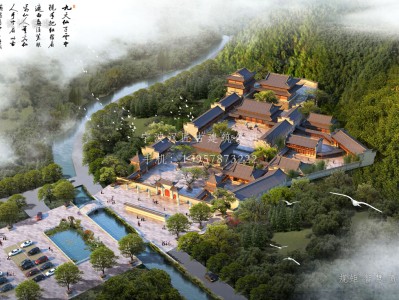 南京资教寺总体建筑规划方案图